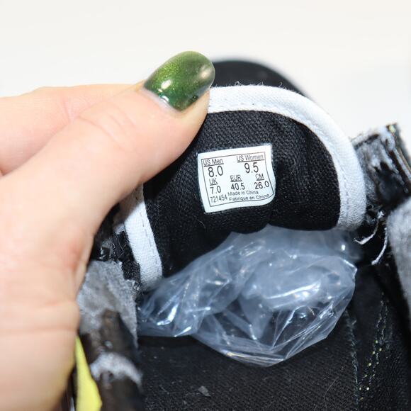 Vans Old Skool Yellow Black Zebra Print Men’s Size 8 - Picture 6 of 7